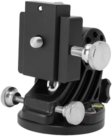 All black equatorial wedge tripod base