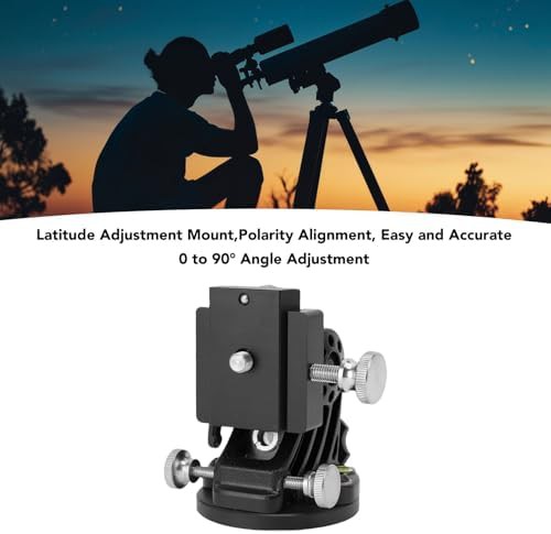 All black equatorial wedge tripod base — photo 4