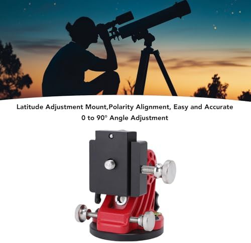 Black and red equatorial latitude adjustment base — photo 4