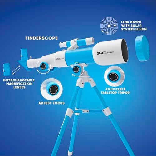 Kids refractor telescope with adjustable tripod — photo 5