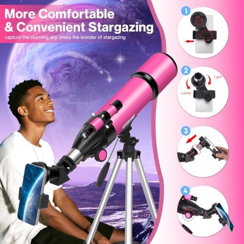 Travel 80mm refractor for moon viewing — photo 5