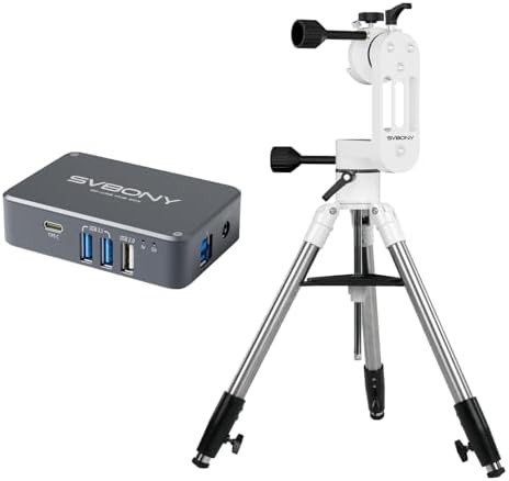 SVBONY mini alt-azimuth mount with tripod