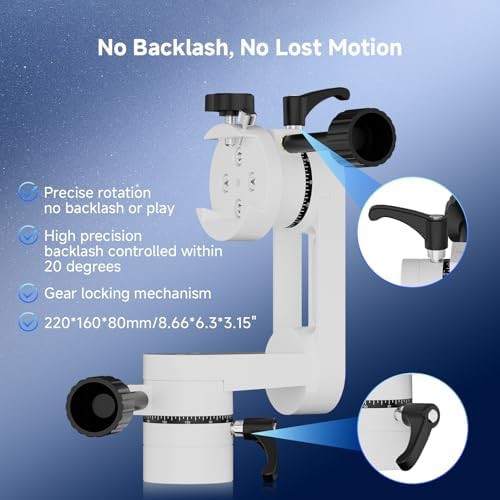 SVBONY mini alt-azimuth mount with tripod — photo 3