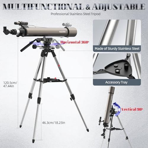 Refractor telescope with 102mm aperture for precise tracking — photo 5