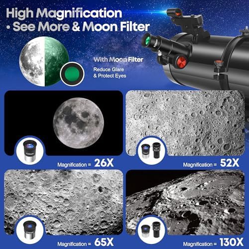 Newtonian reflector with equatorial mount — photo 3