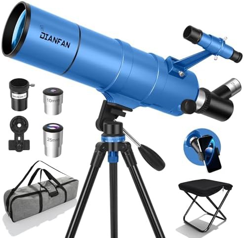 Travel Telescope with 90mm Aperture and Stool
