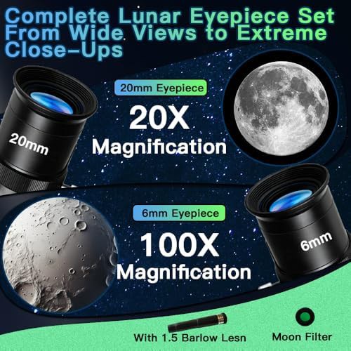 Luzs kids 50mm silver beginner telescope — photo 5