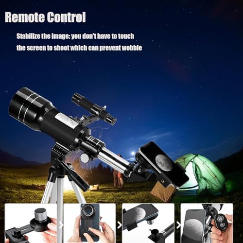 Portable 70mm refractor with adjustable tripod — photo 4