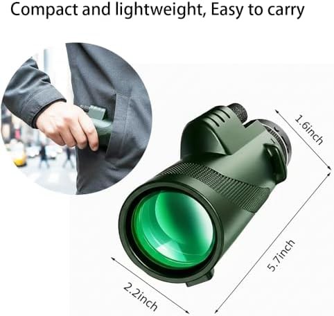 Black monocular telescope and spotting scope — photo 3