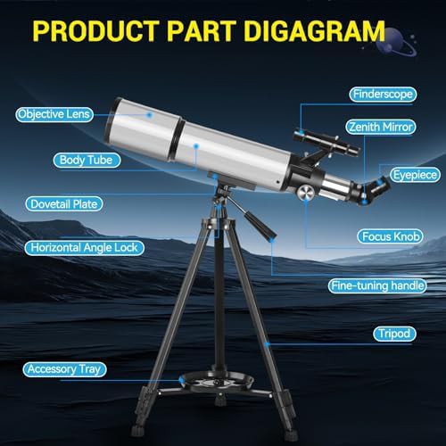 Refractor telescope with 90mm aperture and 600mm focal — photo 4