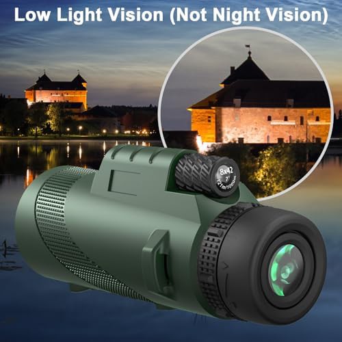 Portable 8x42 monocular for bird watching — photo 5