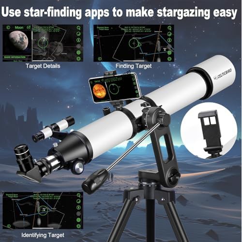 Refractor telescope with 90mm aperture and 800mm focal length — photo 5