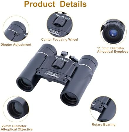 Compact 8x21 foldable pocket binoculars — photo 3