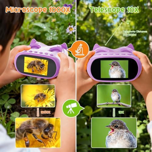Purple digital microscope and telescope toy — photo 4