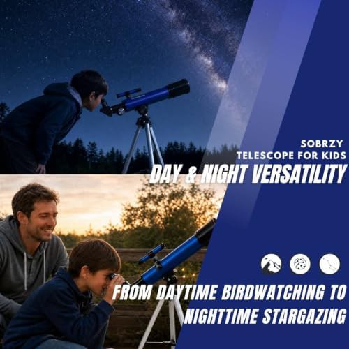 Compact kids telescope with tripod — photo 3