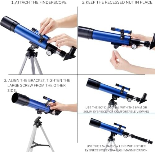 Compact kids telescope with tripod — photo 5