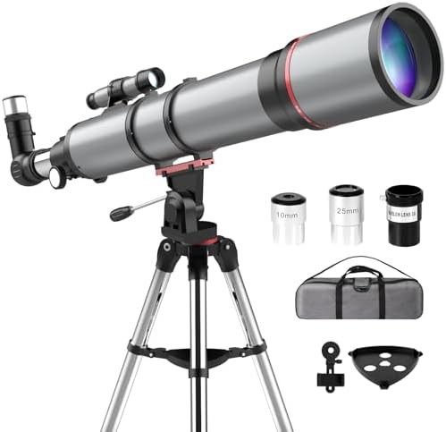 Portable 90mm aperture refractor for beginners