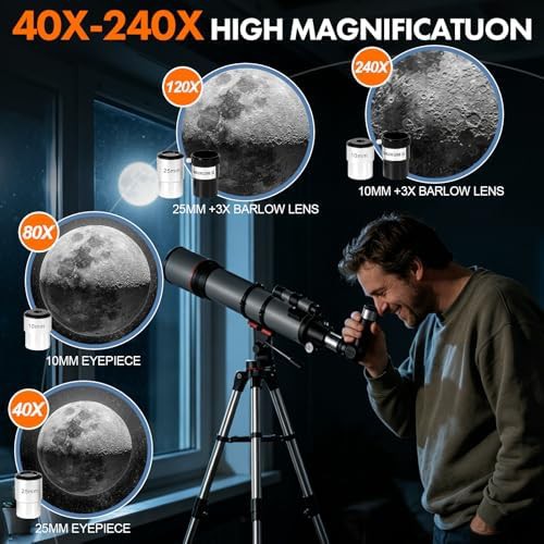 Portable 90mm aperture refractor for beginners — photo 3