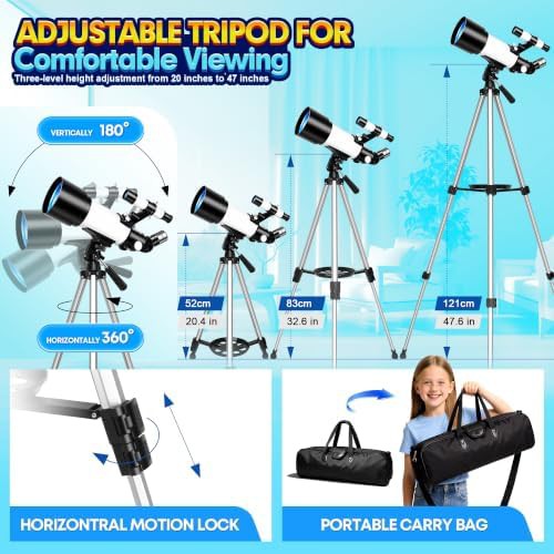 Beginner 70mm refractor with space puzzles — photo 5