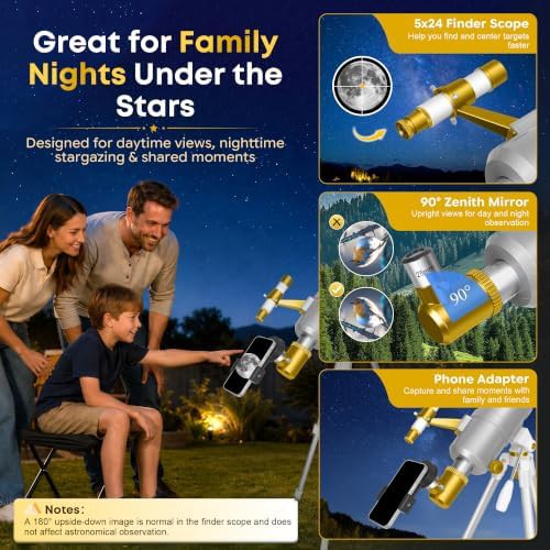 Refractor telescope 90mm with included stool — photo 5