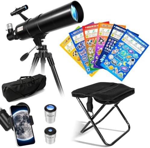 High powered 90mm refractor with tripod
