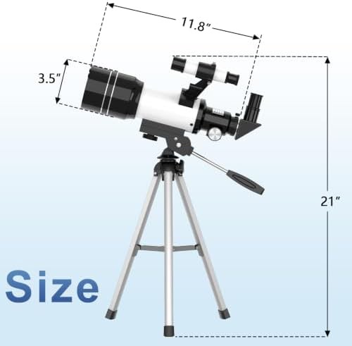 Portable refractor telescope with 70mm aperture — photo 5