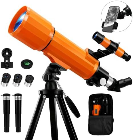 Orange 90mm refractor for beginners