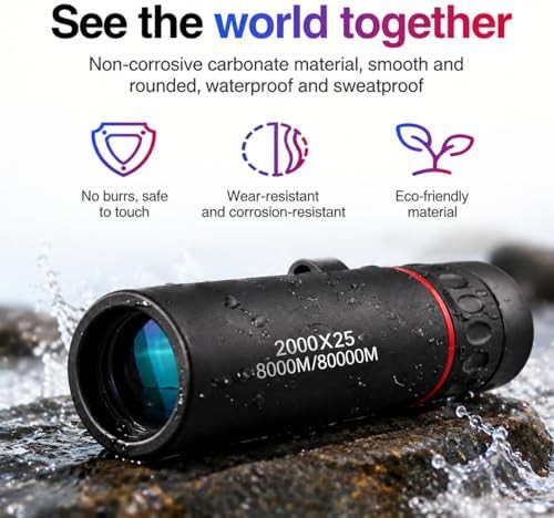 Lightweight mini monocular with green coating — photo 4