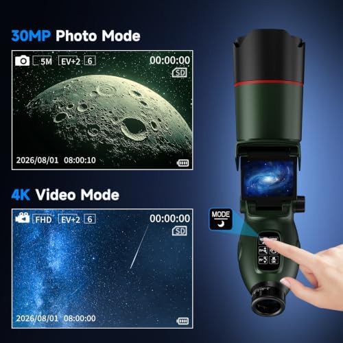 Smart digital telescope with flip screen — photo 3
