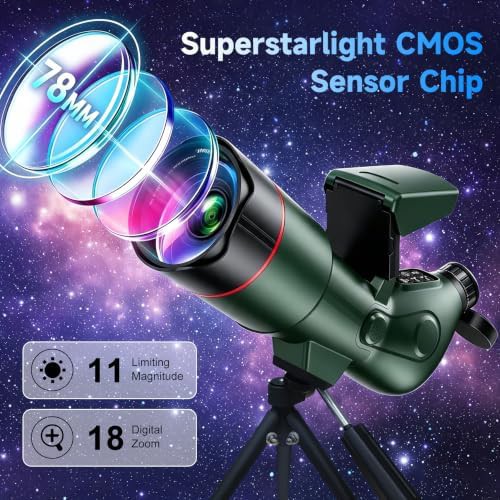 Smart digital telescope with flip screen — photo 4