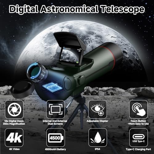 Electronic 80mm portable smart telescope — photo 3
